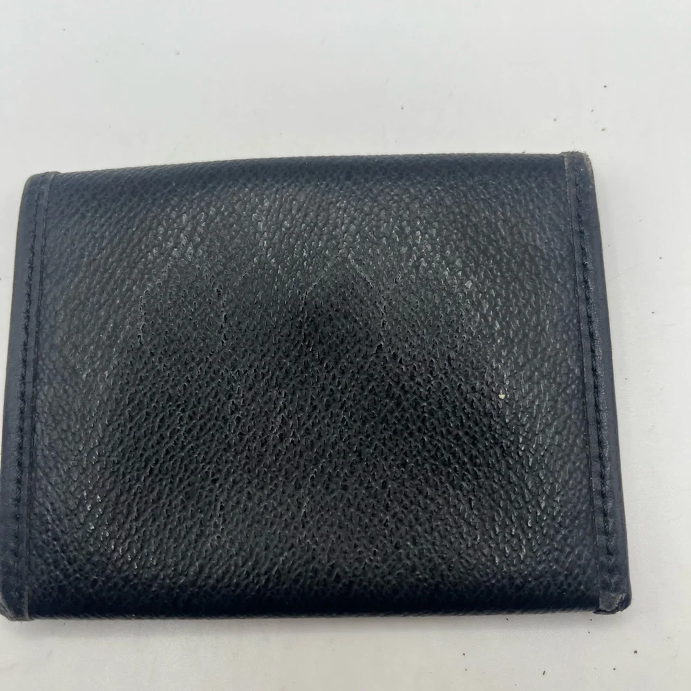 Dior Black Leather Card Holder